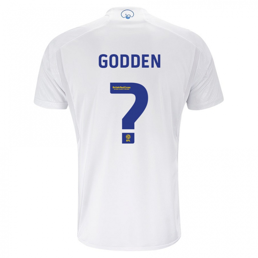 Dzieci Scott Godden #0 Biały Domowa Koszulka 2023/24 Koszulki Klubowe