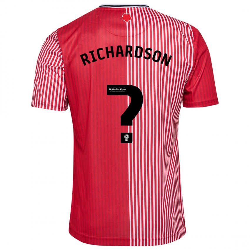Dzieci Cale Richardson #0 Czerwony Domowa Koszulka 2023/24 Koszulki Klubowe