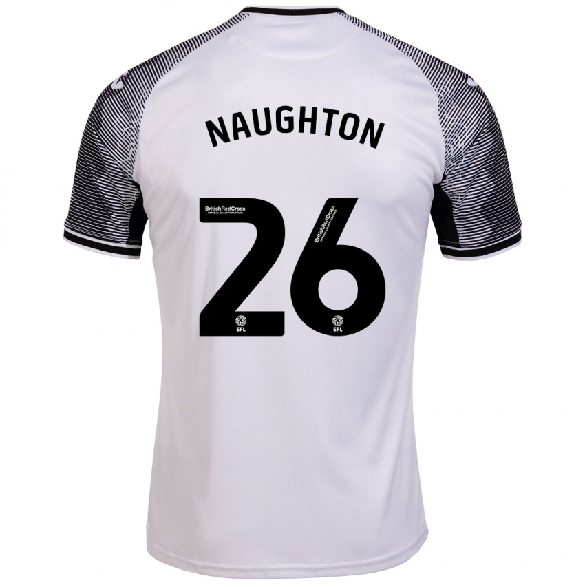 Dzieci Kyle Naughton #26 Biały Domowa Koszulka 2023/24 Koszulki Klubowe