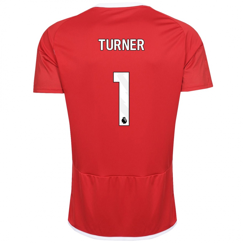 Dzieci Matt Turner #1 Czerwony Domowa Koszulka 2023/24 Koszulki Klubowe