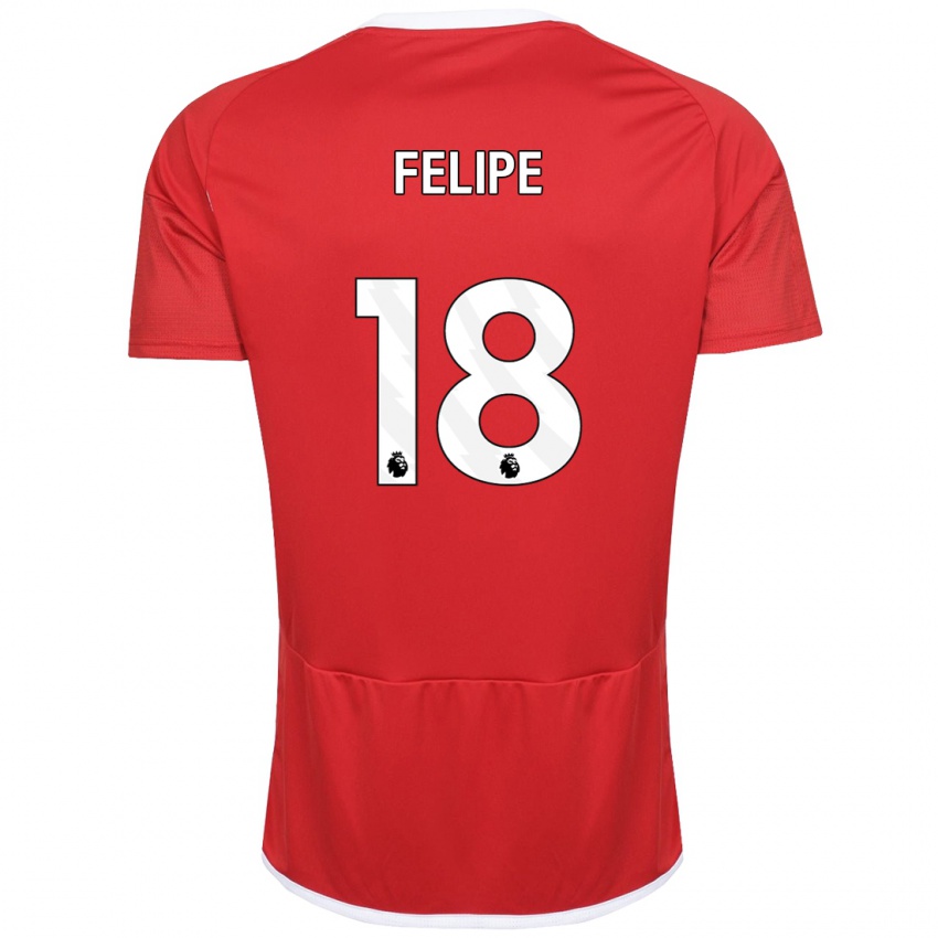 Dzieci Felipe #18 Czerwony Domowa Koszulka 2023/24 Koszulki Klubowe