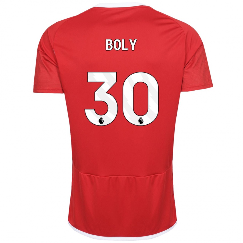 Dzieci Willy Boly #30 Czerwony Domowa Koszulka 2023/24 Koszulki Klubowe