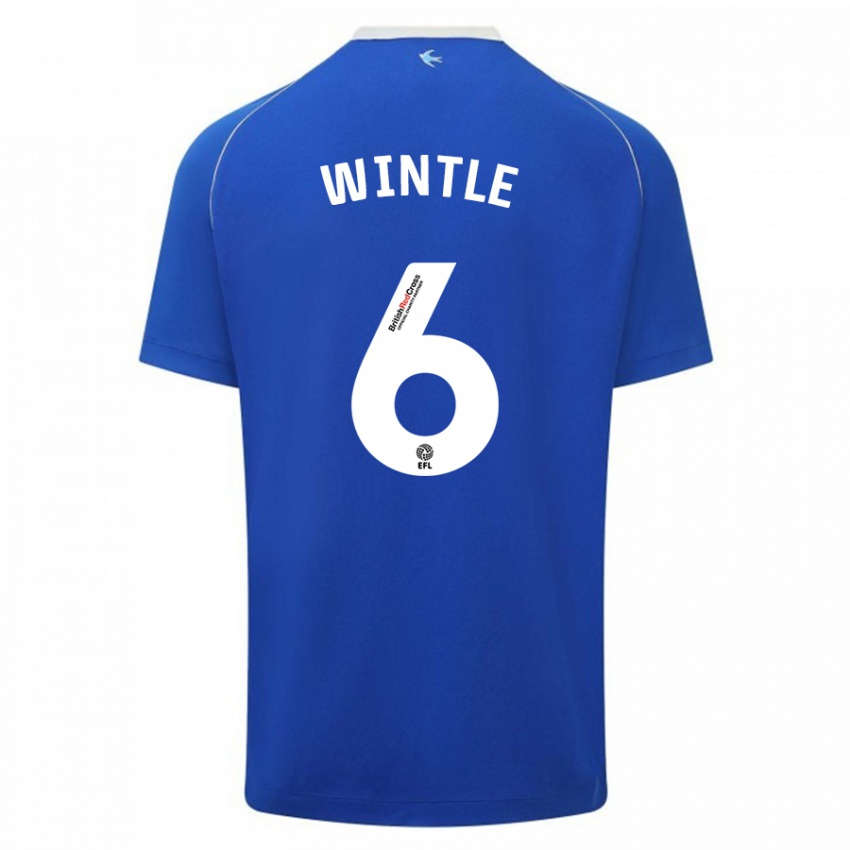 Dzieci Ryan Wintle #6 Niebieski Domowa Koszulka 2023/24 Koszulki Klubowe