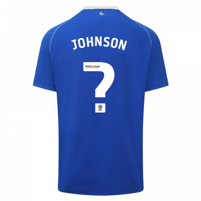 Dzieci Finlay Johnson #0 Niebieski Domowa Koszulka 2023/24 Koszulki Klubowe