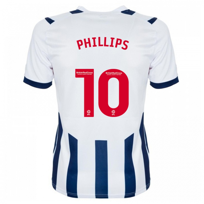 Dzieci Matt Phillips #10 Biały Domowa Koszulka 2023/24 Koszulki Klubowe