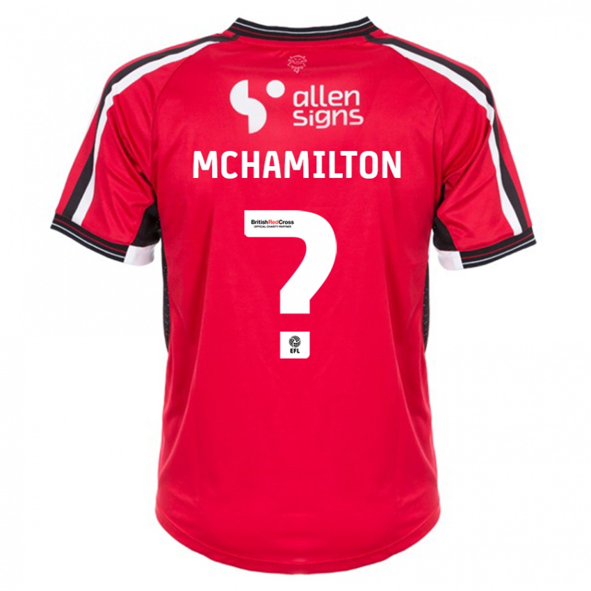 Dzieci Toni Mchamilton #0 Czerwony Domowa Koszulka 2023/24 Koszulki Klubowe