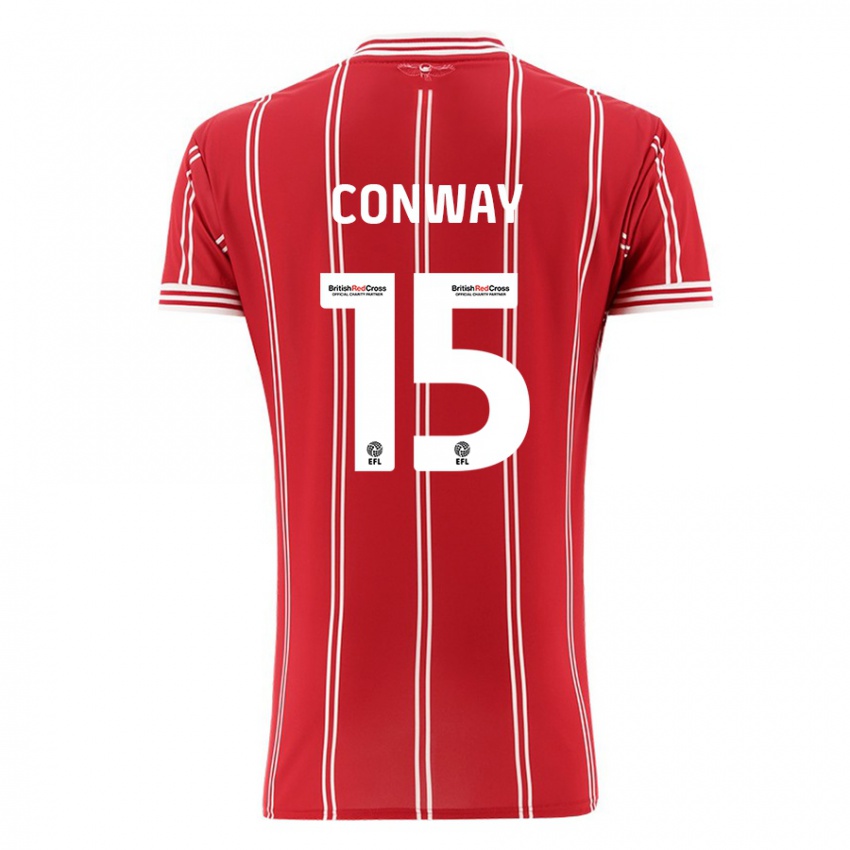 Dzieci Tommy Conway #15 Czerwony Domowa Koszulka 2023/24 Koszulki Klubowe