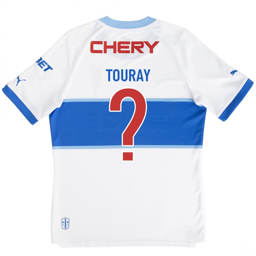 Dzieci Ousman Touray #0 Biały Domowa Koszulka 2023/24 Koszulki Klubowe