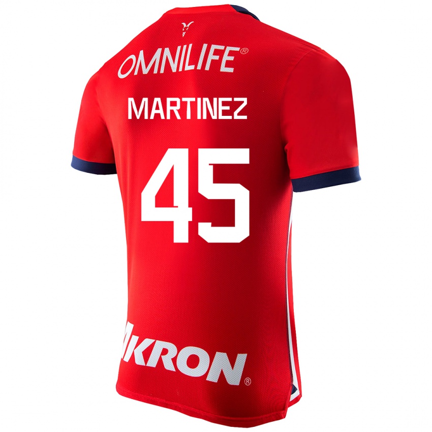 Dzieci Raúl Martínez #45 Czerwony Domowa Koszulka 2023/24 Koszulki Klubowe