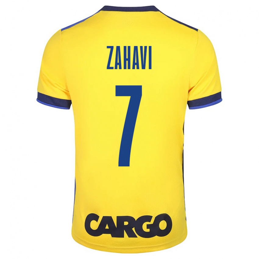 Dzieci Eran Zahavi #7 Żółty Domowa Koszulka 2023/24 Koszulki Klubowe