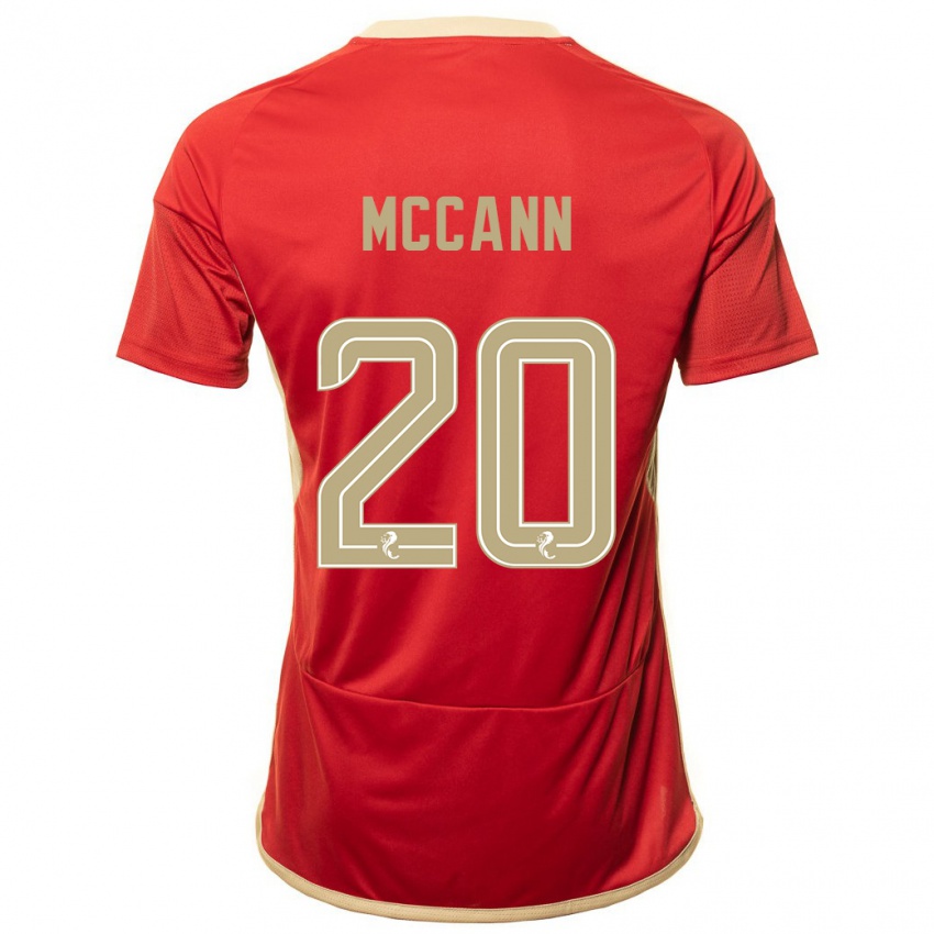 Dzieci Annalisa Mccann #20 Czerwony Domowa Koszulka 2023/24 Koszulki Klubowe