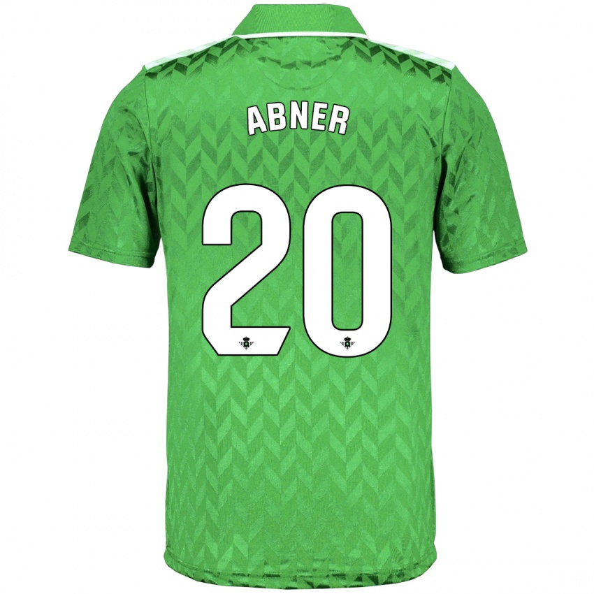 Dzieci Abner #20 Zielony Wyjazdowa Koszulka 2023/24 Koszulki Klubowe