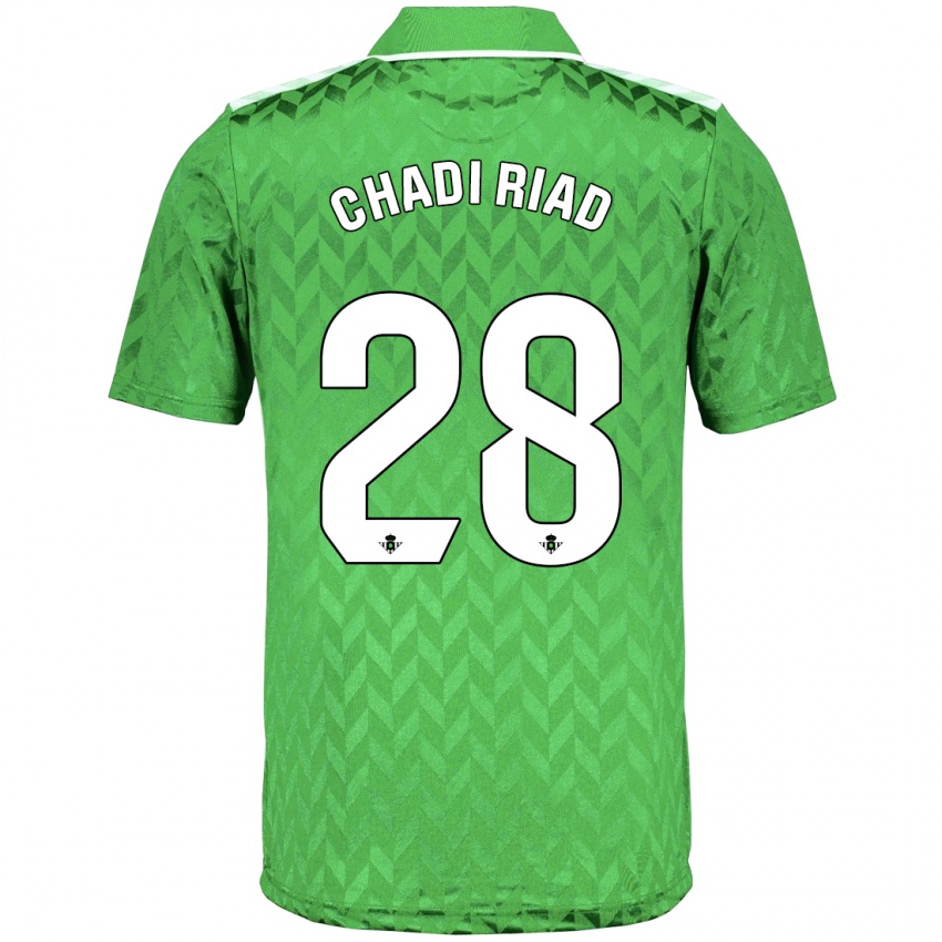 Dzieci Chadi Riad #28 Zielony Wyjazdowa Koszulka 2023/24 Koszulki Klubowe