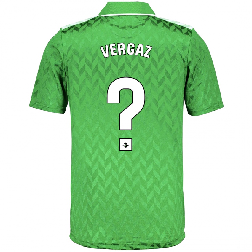 Dzieci Alejandro Vergaz #0 Zielony Wyjazdowa Koszulka 2023/24 Koszulki Klubowe