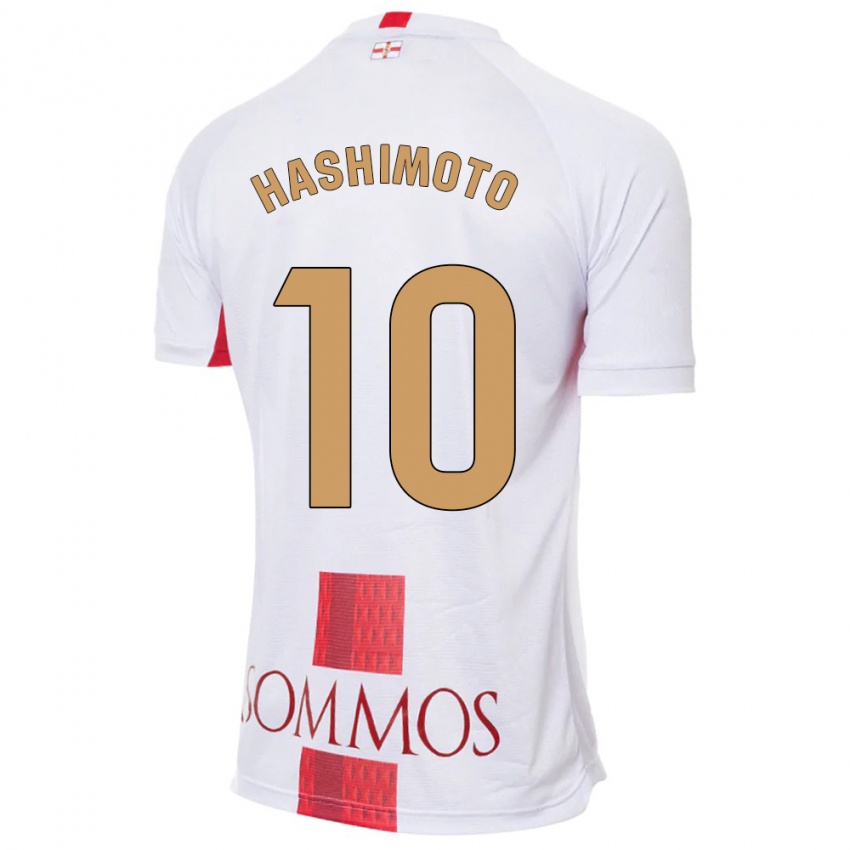 Dzieci Kento Hashimoto #10 Biały Wyjazdowa Koszulka 2023/24 Koszulki Klubowe