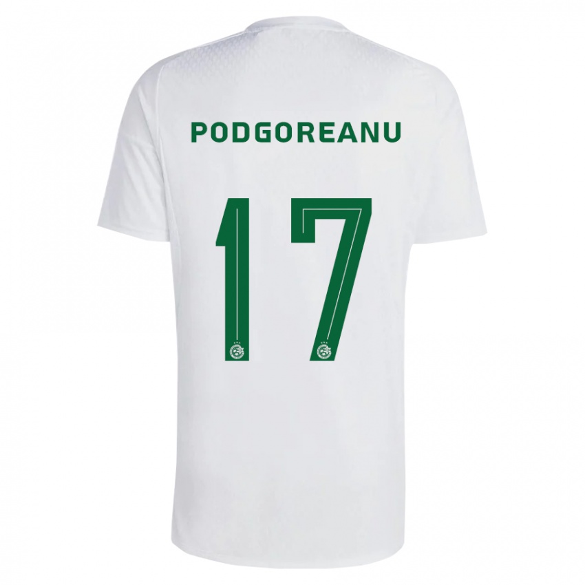 Dzieci Suf Podgoreanu #17 Zielono-Niebieski Wyjazdowa Koszulka 2023/24 Koszulki Klubowe