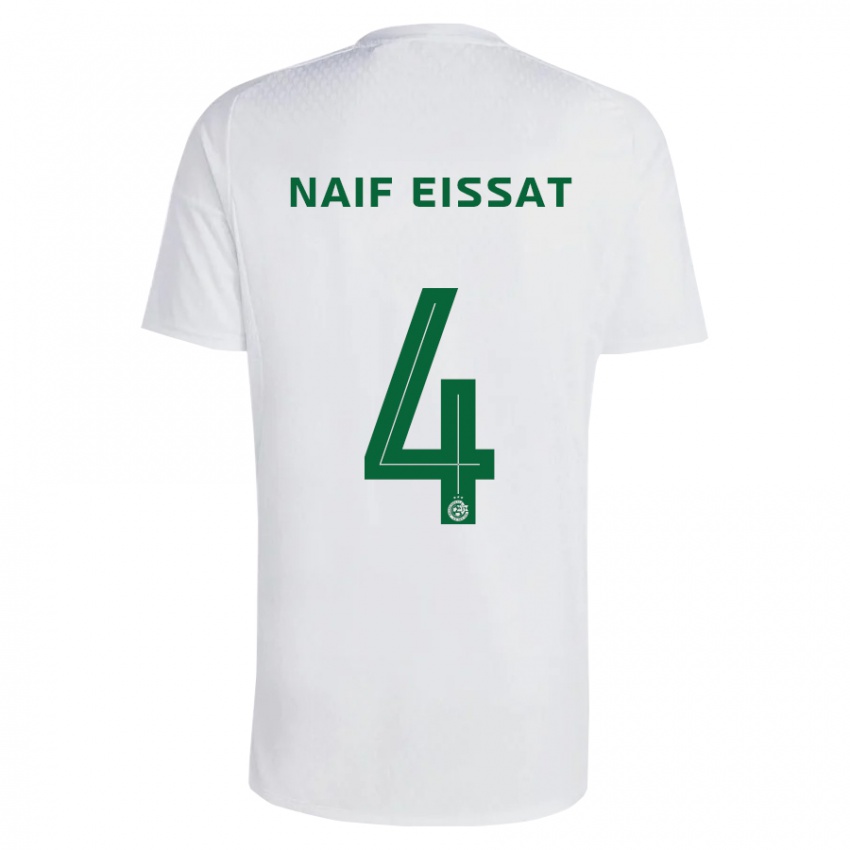 Dzieci Lisav Naif Eissat #4 Zielono-Niebieski Wyjazdowa Koszulka 2023/24 Koszulki Klubowe