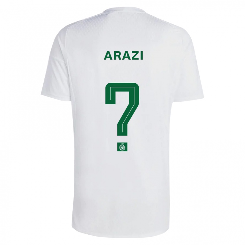 Dzieci Amit Arazi #0 Zielono-Niebieski Wyjazdowa Koszulka 2023/24 Koszulki Klubowe
