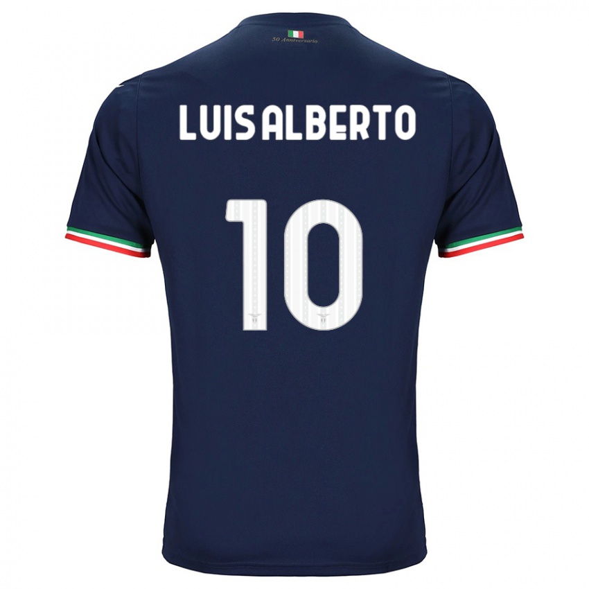 Dzieci Luis Alberto #10 Marynarka Wojenna Wyjazdowa Koszulka 2023/24 Koszulki Klubowe