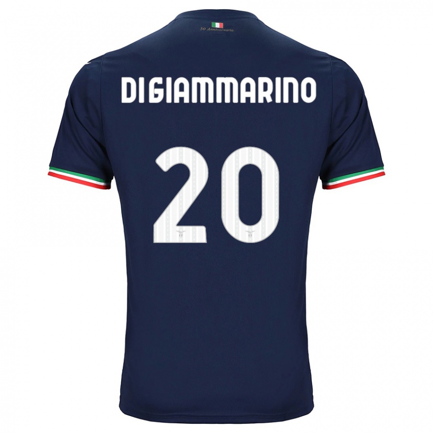 Dzieci Virginia Di Giammarino #20 Marynarka Wojenna Wyjazdowa Koszulka 2023/24 Koszulki Klubowe