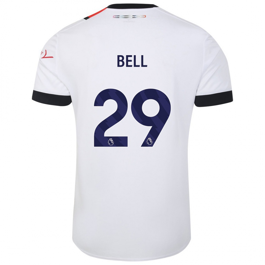 Dzieci Amari'i Bell #29 Biały Wyjazdowa Koszulka 2023/24 Koszulki Klubowe