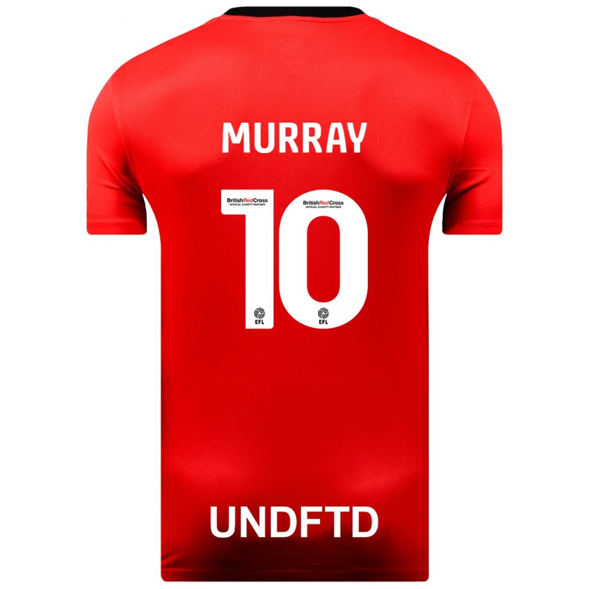 Dzieci Christie Murray #10 Czerwony Wyjazdowa Koszulka 2023/24 Koszulki Klubowe