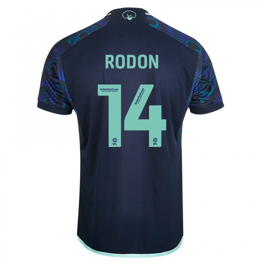 Dzieci Joe Rodon #14 Niebieski Wyjazdowa Koszulka 2023/24 Koszulki Klubowe