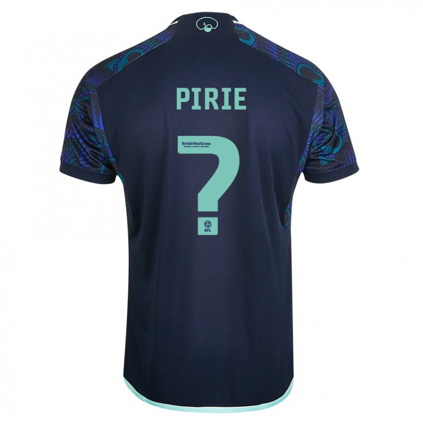 Dzieci Lewis Pirie #0 Niebieski Wyjazdowa Koszulka 2023/24 Koszulki Klubowe