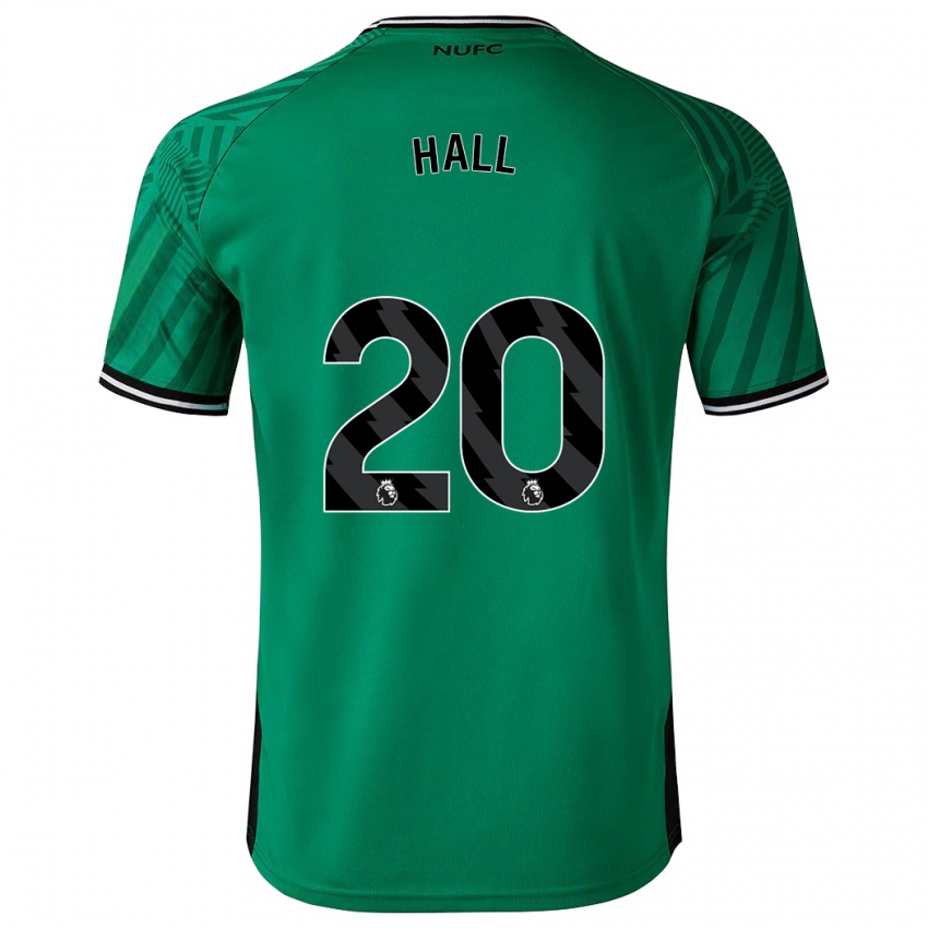 Dzieci Lewis Hall #20 Zielony Wyjazdowa Koszulka 2023/24 Koszulki Klubowe