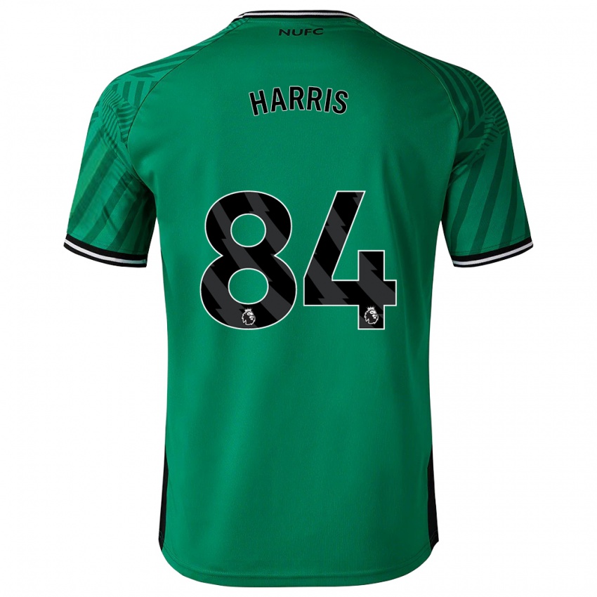 Dzieci Aidan Harris #84 Zielony Wyjazdowa Koszulka 2023/24 Koszulki Klubowe