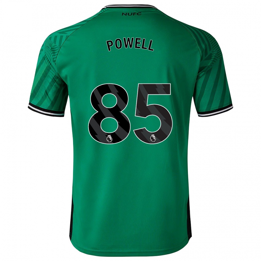 Dzieci Rory Powell #85 Zielony Wyjazdowa Koszulka 2023/24 Koszulki Klubowe