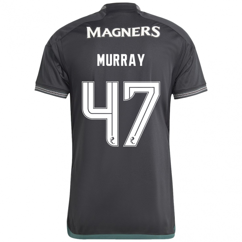 Dzieci Dane Murray #47 Czarny Wyjazdowa Koszulka 2023/24 Koszulki Klubowe