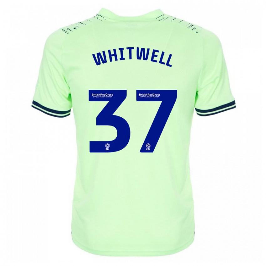 Dzieci Harry Whitwell #37 Marynarka Wojenna Wyjazdowa Koszulka 2023/24 Koszulki Klubowe