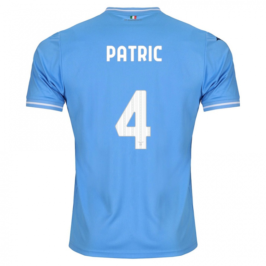 Męski Patric #4 Niebieski Domowa Koszulka 2023/24 Koszulki Klubowe
