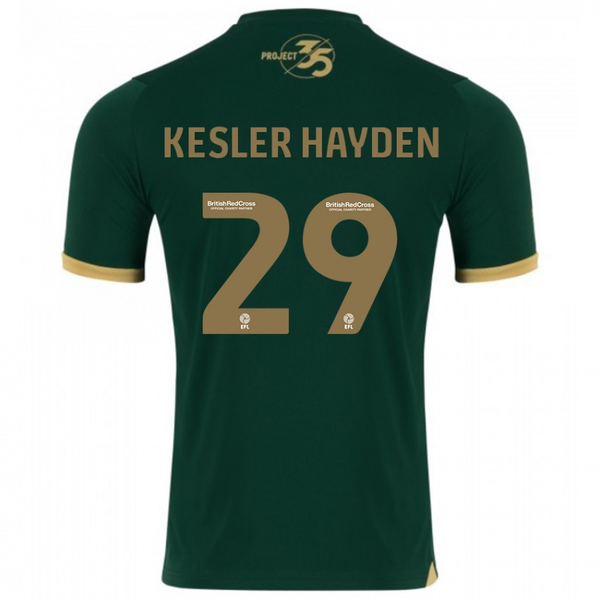 Męski Kaine Kesler Hayden #29 Zielony Domowa Koszulka 2023/24 Koszulki Klubowe