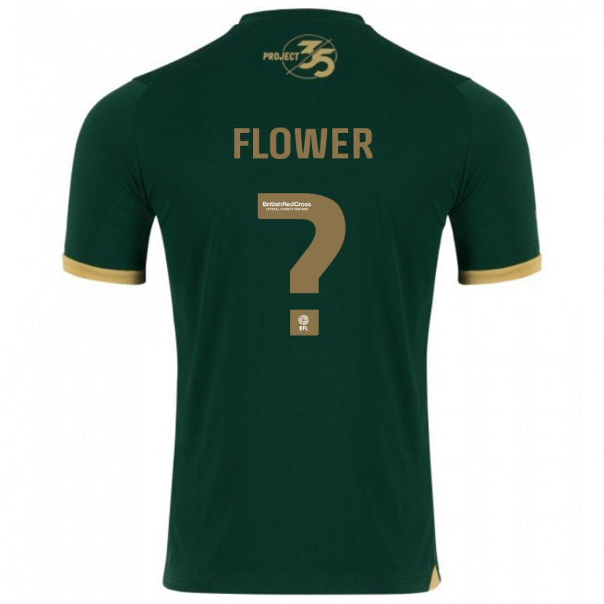 Męski Jack Flower #0 Zielony Domowa Koszulka 2023/24 Koszulki Klubowe