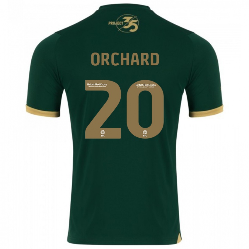 Męski Fern Orchard #20 Zielony Domowa Koszulka 2023/24 Koszulki Klubowe