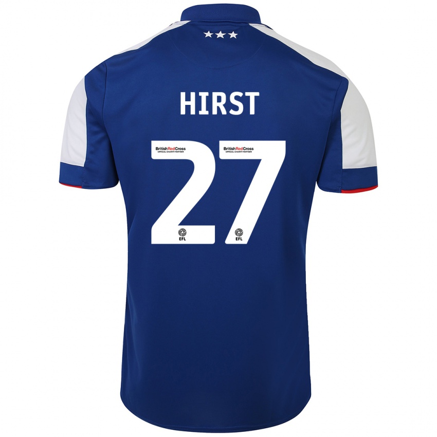 Męski George Hirst #27 Niebieski Domowa Koszulka 2023/24 Koszulki Klubowe