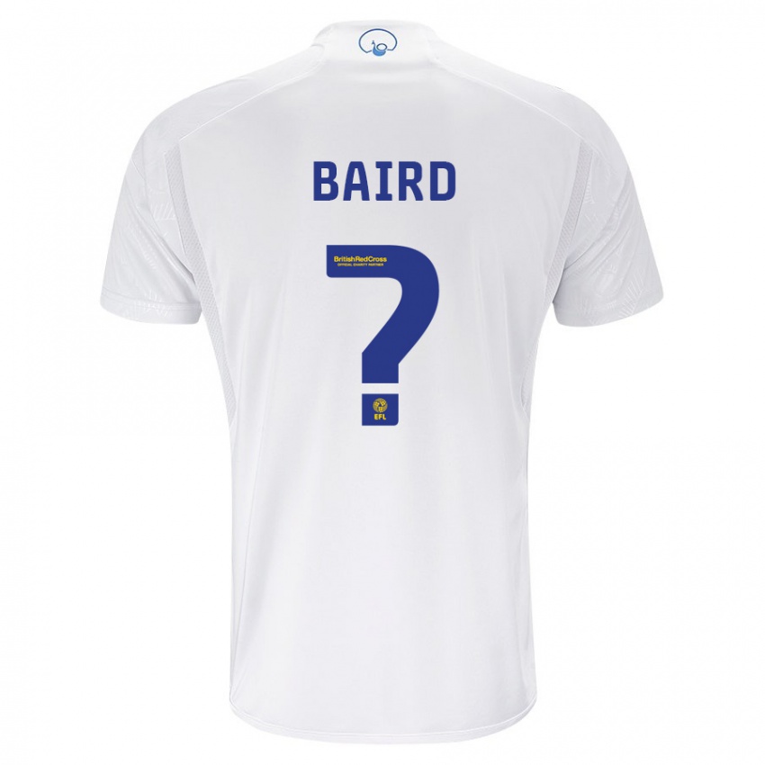 Męski Alex Baird #0 Biały Domowa Koszulka 2023/24 Koszulki Klubowe