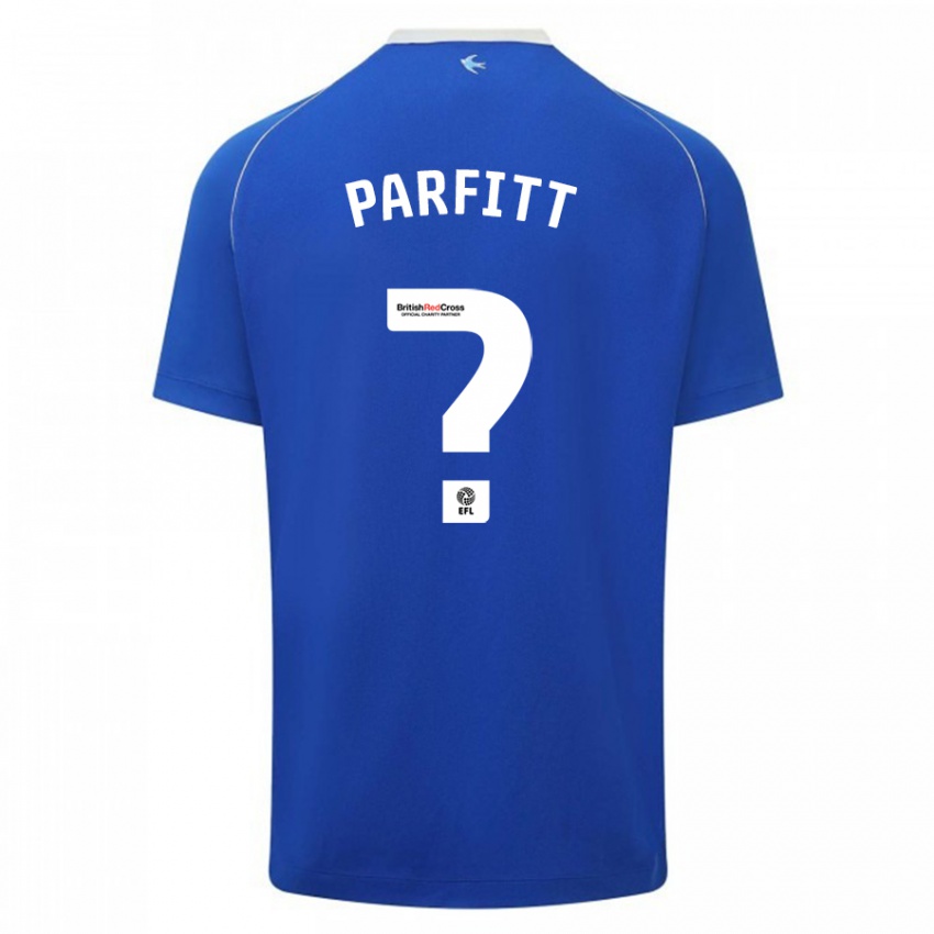 Męski T-Jay Parfitt #0 Niebieski Domowa Koszulka 2023/24 Koszulki Klubowe