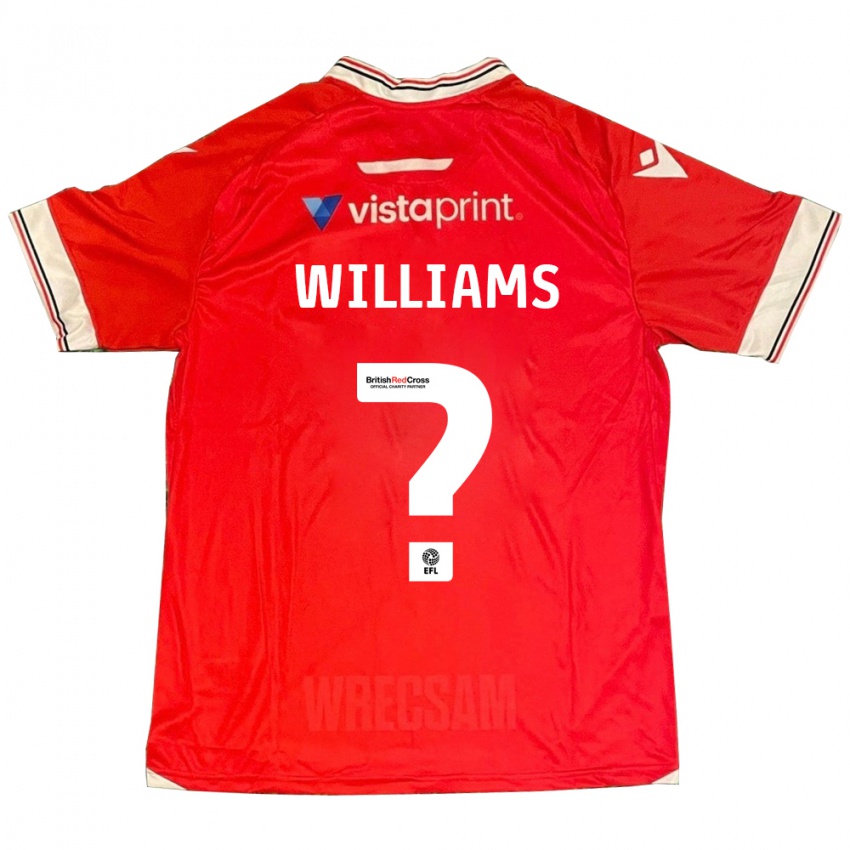 Męski Sam Williams #0 Czerwony Domowa Koszulka 2023/24 Koszulki Klubowe