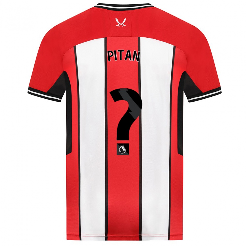 Męski Levis Pitan #0 Czerwony Domowa Koszulka 2023/24 Koszulki Klubowe