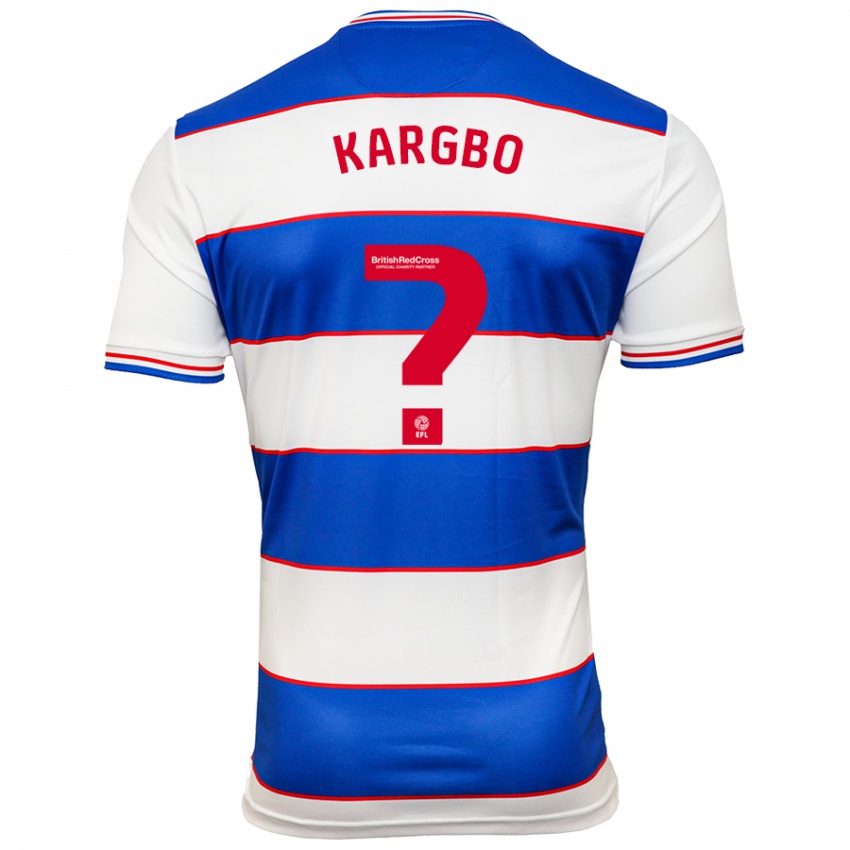 Męski Hamzad Kargbo #0 Biało Niebieski Domowa Koszulka 2023/24 Koszulki Klubowe