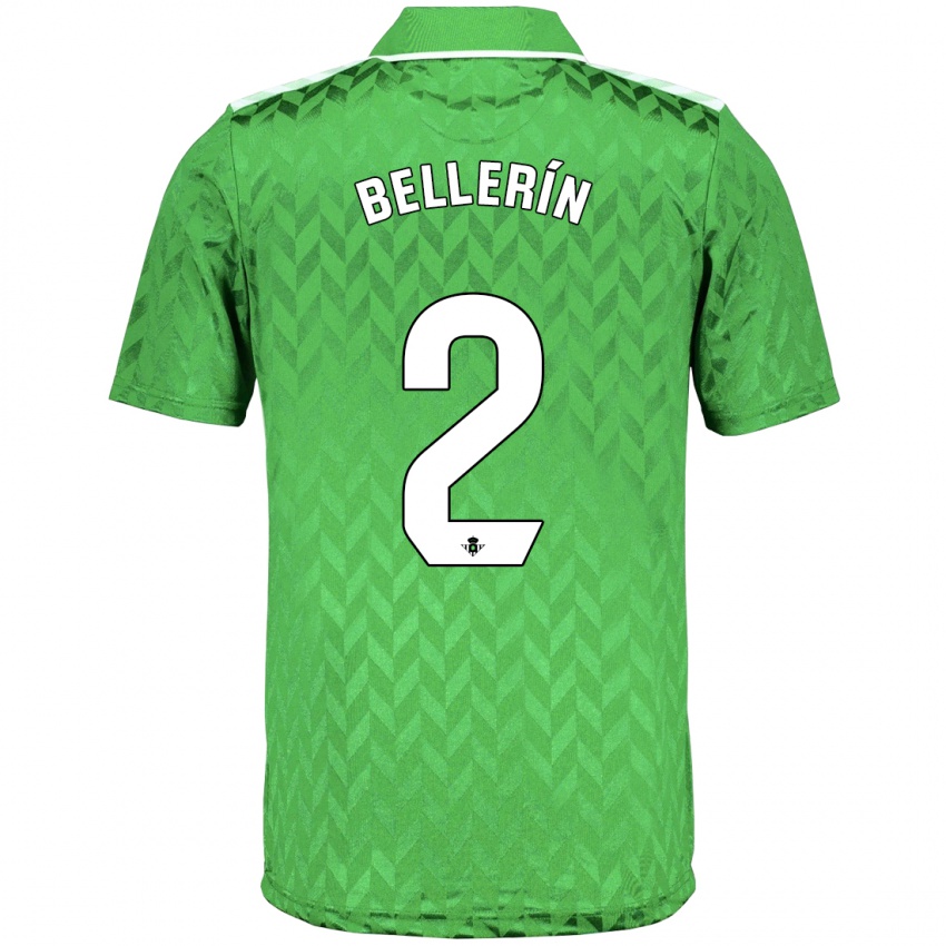 Męski Hector Bellerin #2 Zielony Wyjazdowa Koszulka 2023/24 Koszulki Klubowe