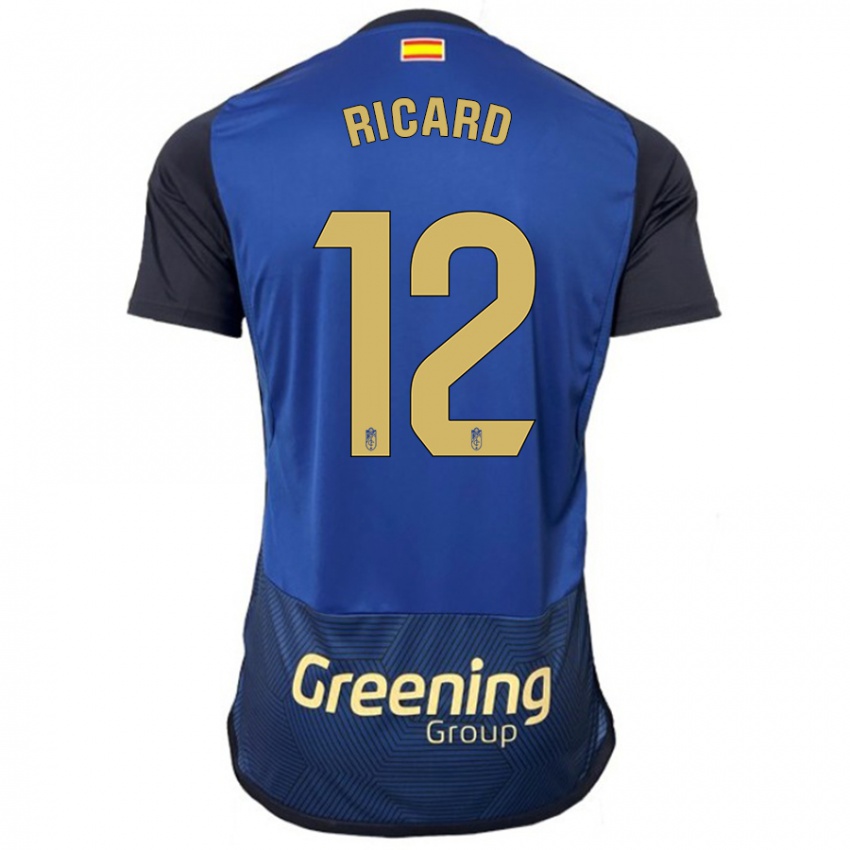 Męski Ricard Sanchez #12 Marynarka Wojenna Wyjazdowa Koszulka 2023/24 Koszulki Klubowe