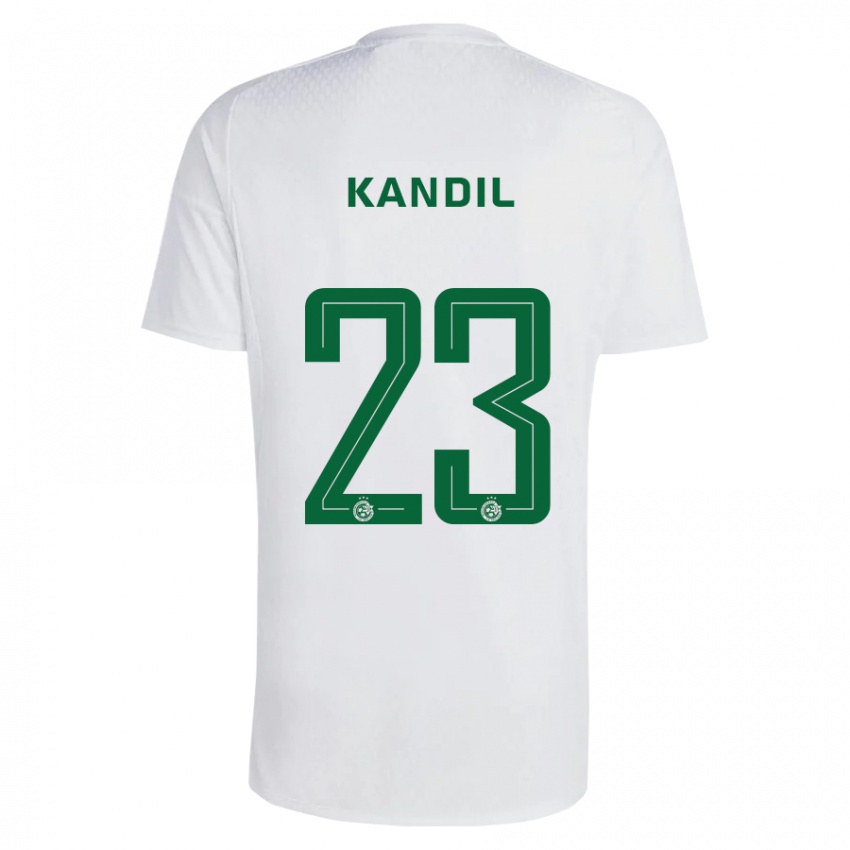 Męski Maor Kandil #23 Zielono-Niebieski Wyjazdowa Koszulka 2023/24 Koszulki Klubowe