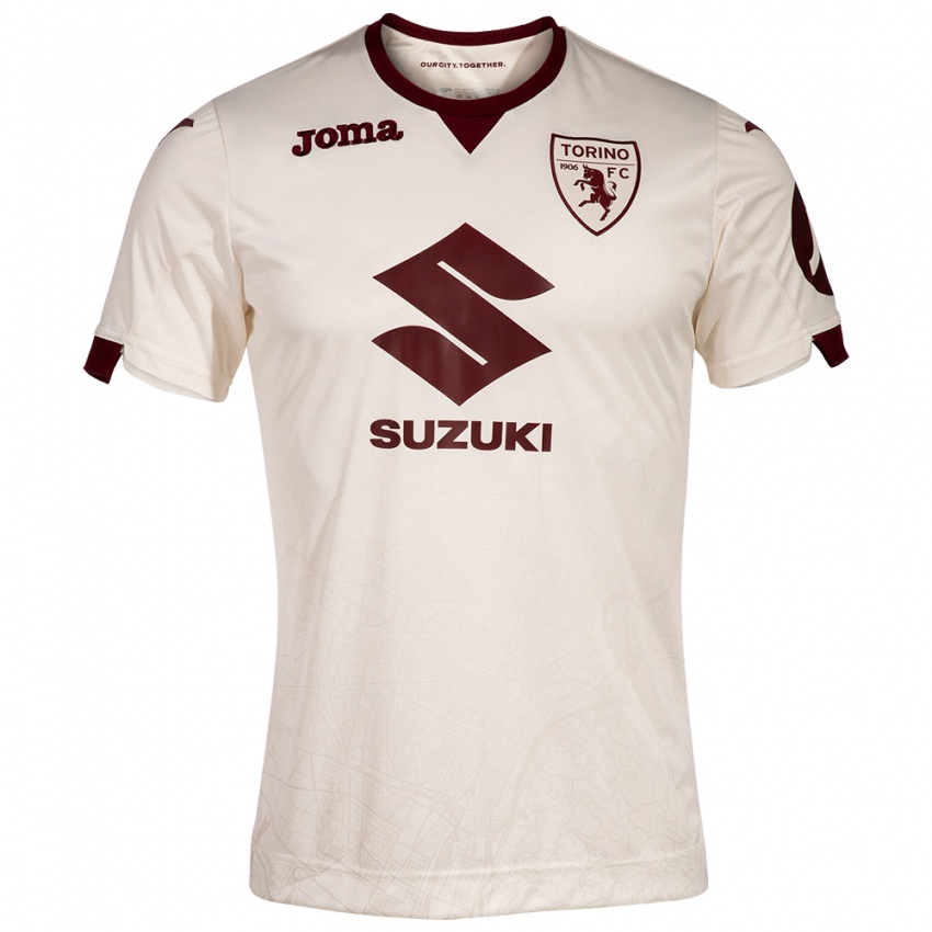 Męski Lorenzo Abati #1 Szampan Wyjazdowa Koszulka 2023/24 Koszulki Klubowe