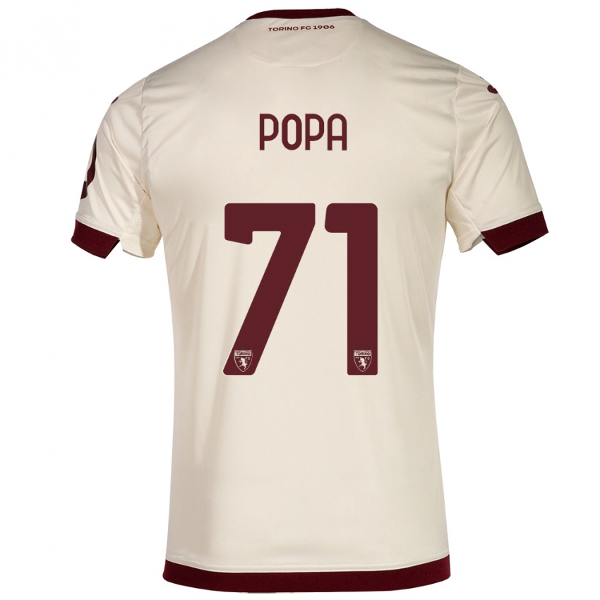 Męski Mihai Popa #71 Szampan Wyjazdowa Koszulka 2023/24 Koszulki Klubowe