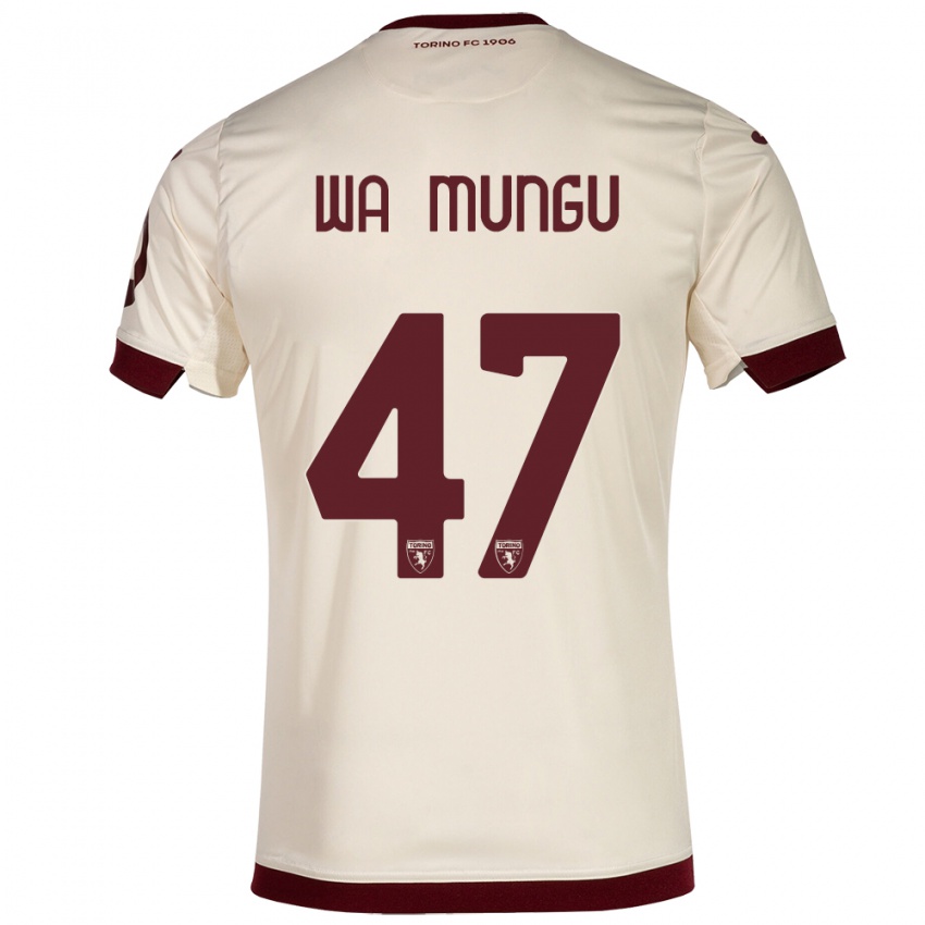 Męski Vimoj Muntu Wa Mungu #47 Szampan Wyjazdowa Koszulka 2023/24 Koszulki Klubowe