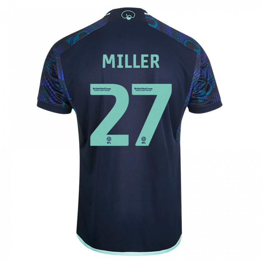 Męski Amari Miller #27 Niebieski Wyjazdowa Koszulka 2023/24 Koszulki Klubowe